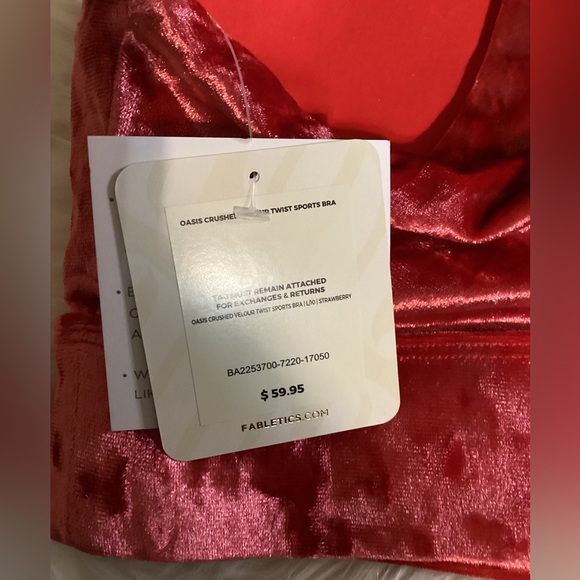 Fabletics orange top size large - Picture 5 of 8